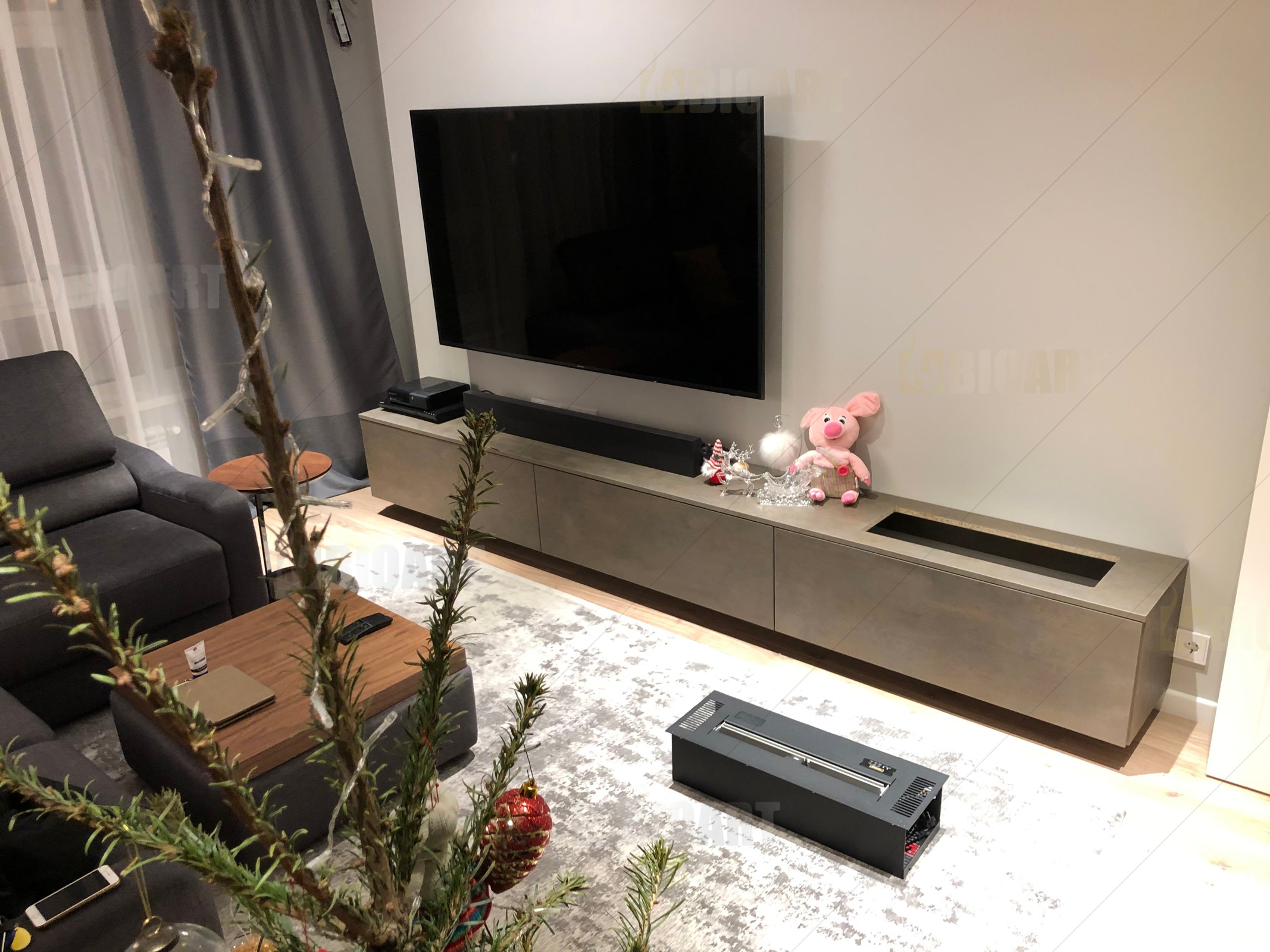 Обложка проекта: Автоматический биокамин Smart Prime в городской квартире