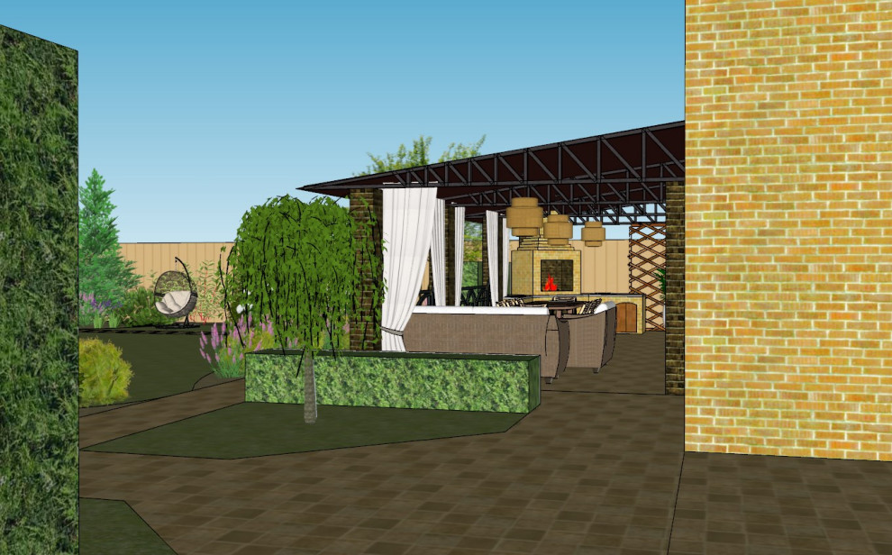 Обложка проекта: на газоне