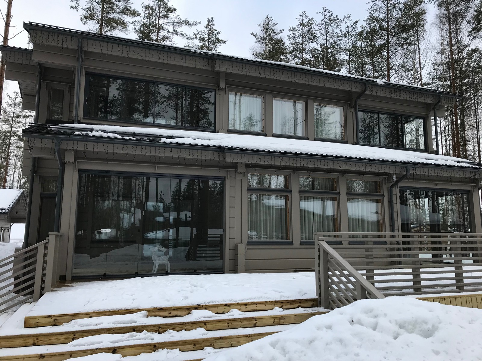 Финское остекление дома HONKA