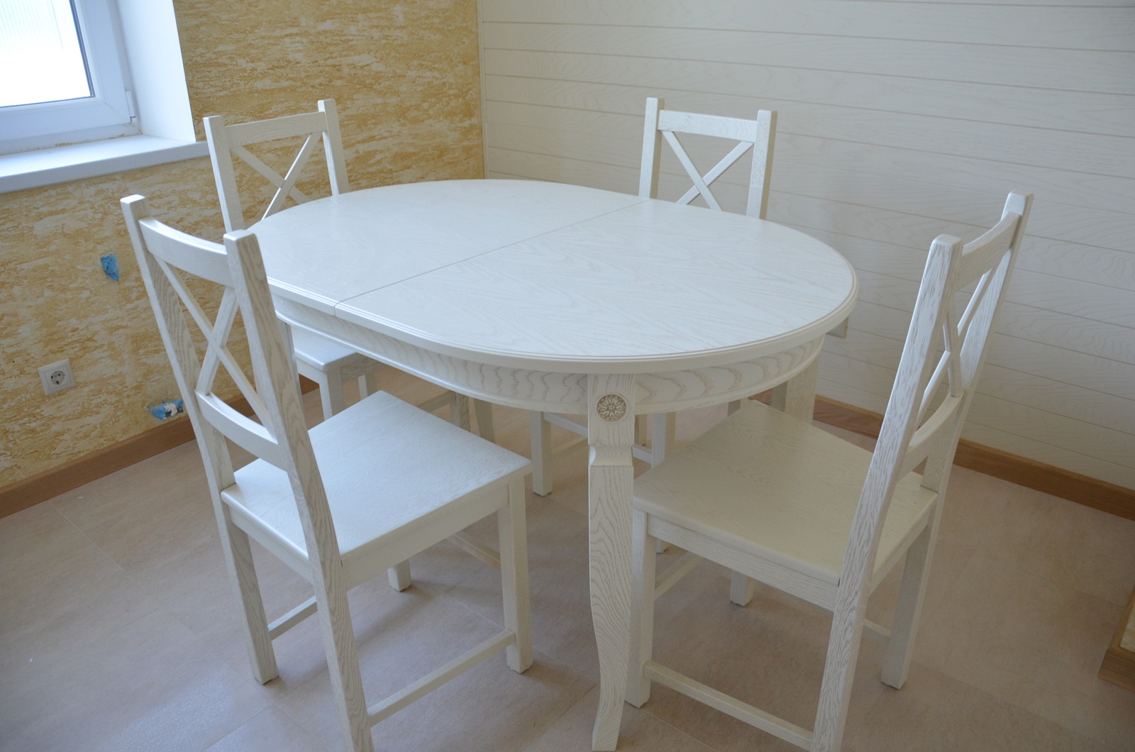 Кухня из массива дуба "Альфа" классика