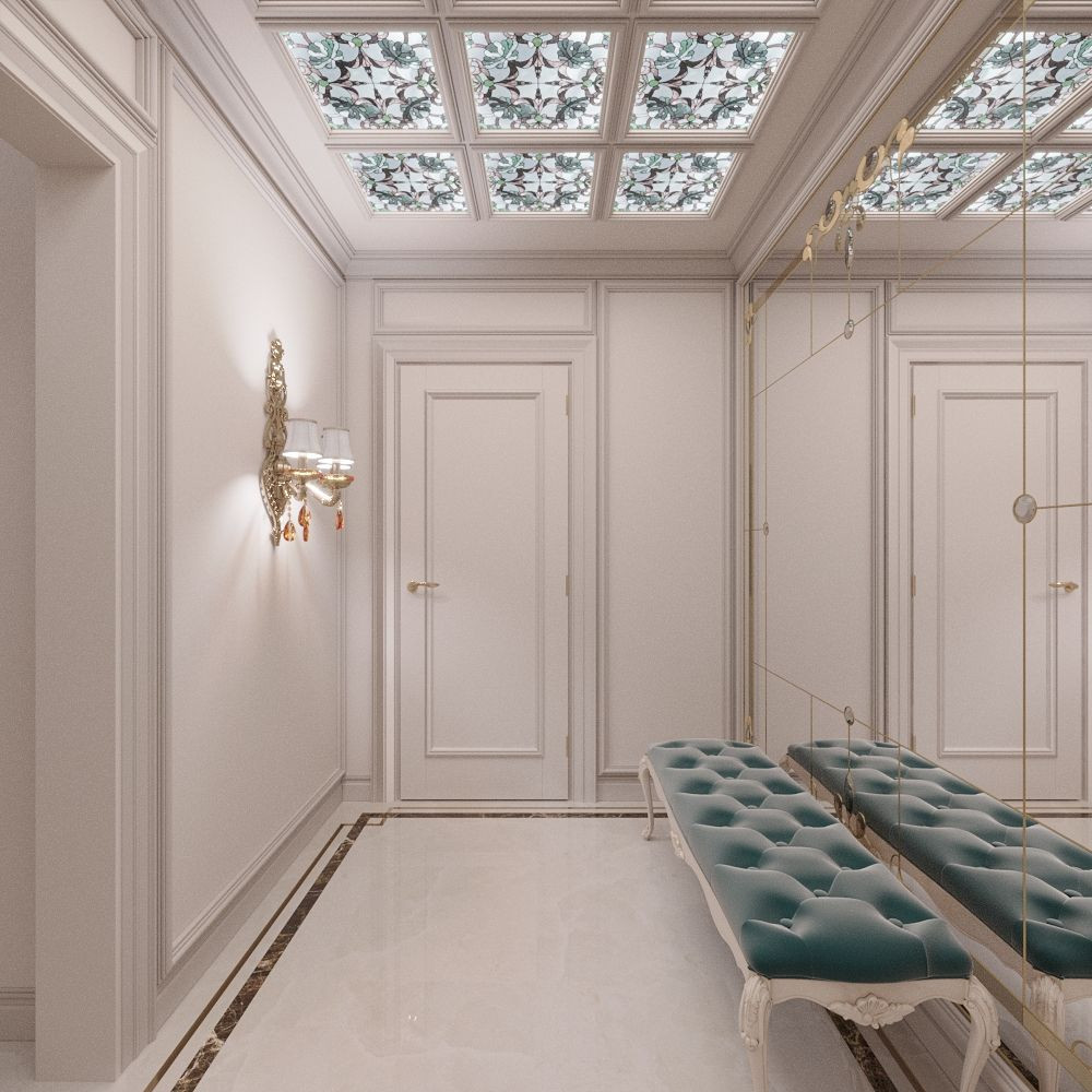 Дизайн коридора 4-комнатной квартиры в Москве