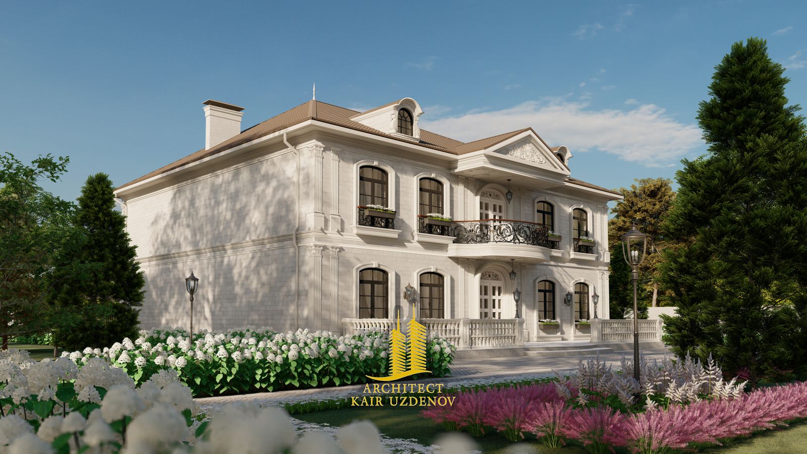 Проект дома в стиле Французский ренесанс