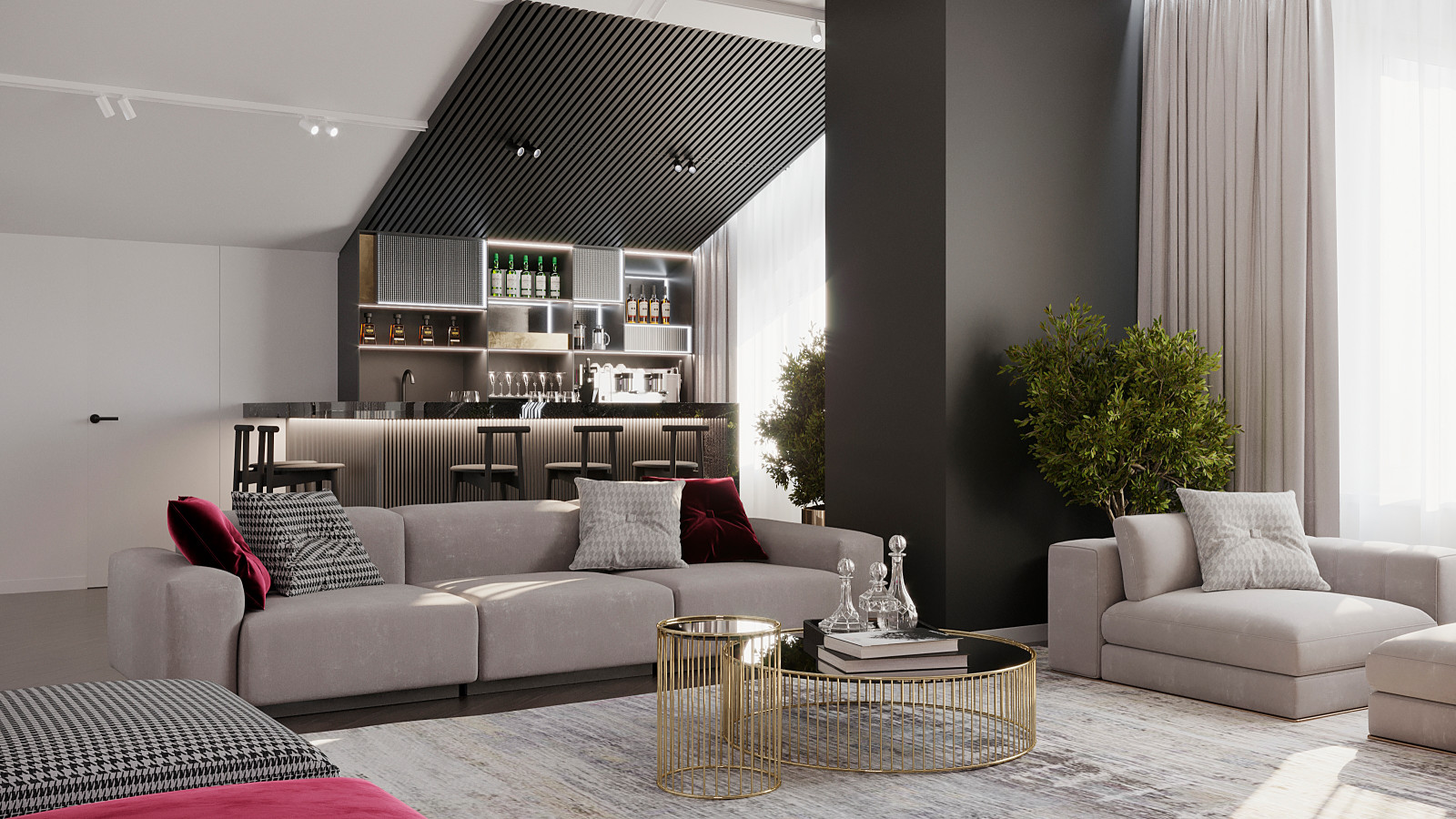 Дизайн-проект загородного дома 239 м2 в Воронеже