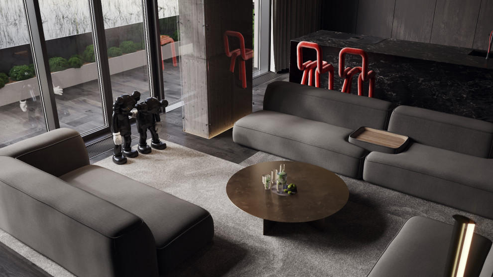 Обложка проекта: Минималистичная гостиная