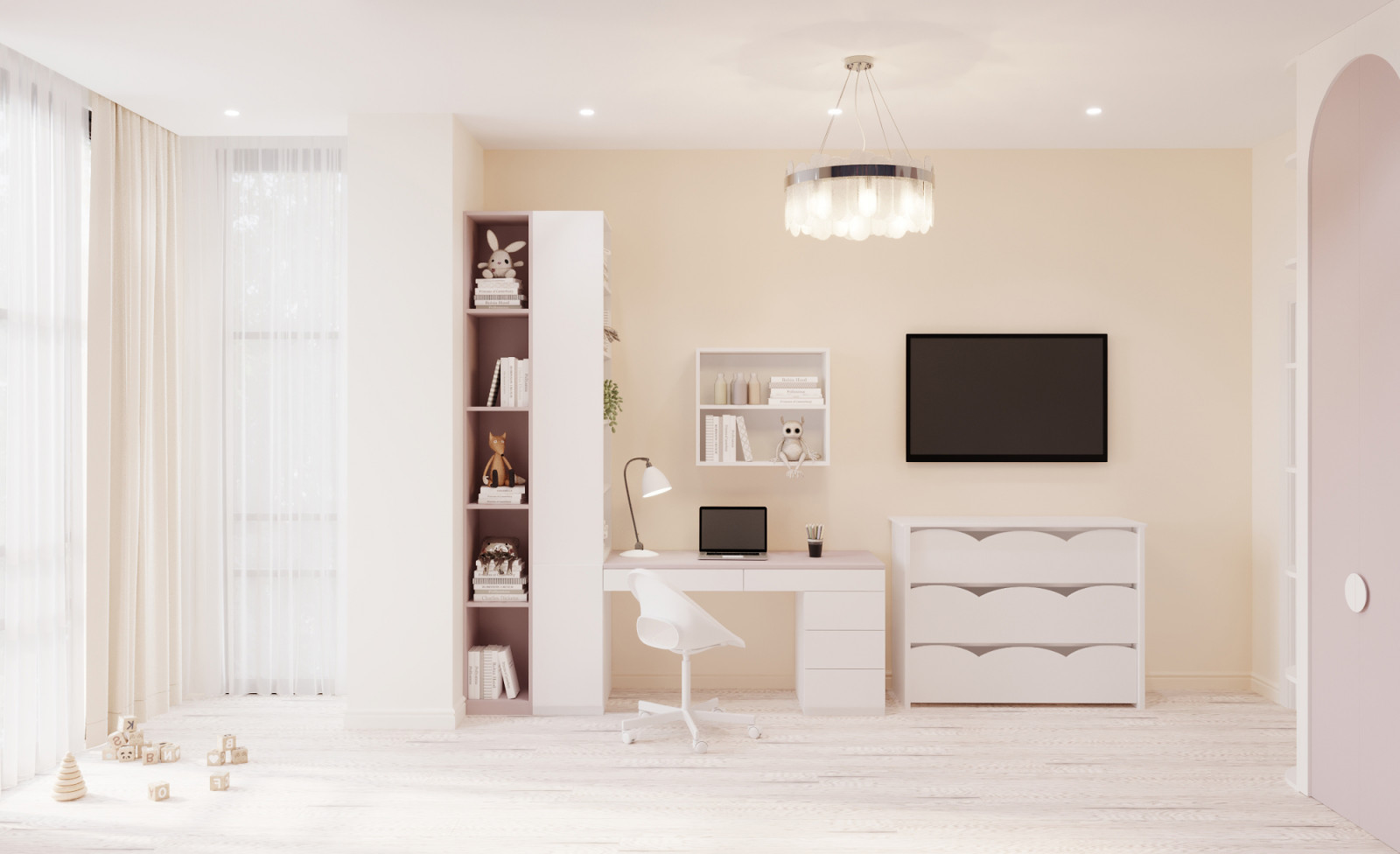 Современный интерьер для молодой семьи