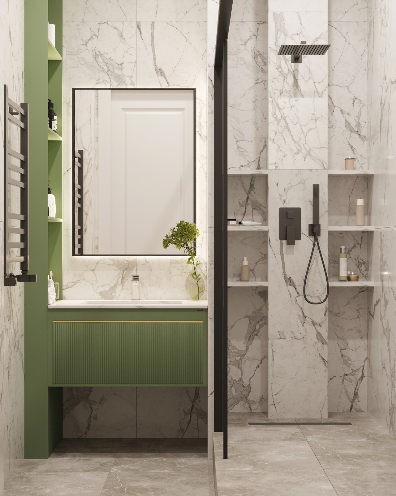 Современная классика на Ленинском проспекте: 86 м² комфорта для двоих