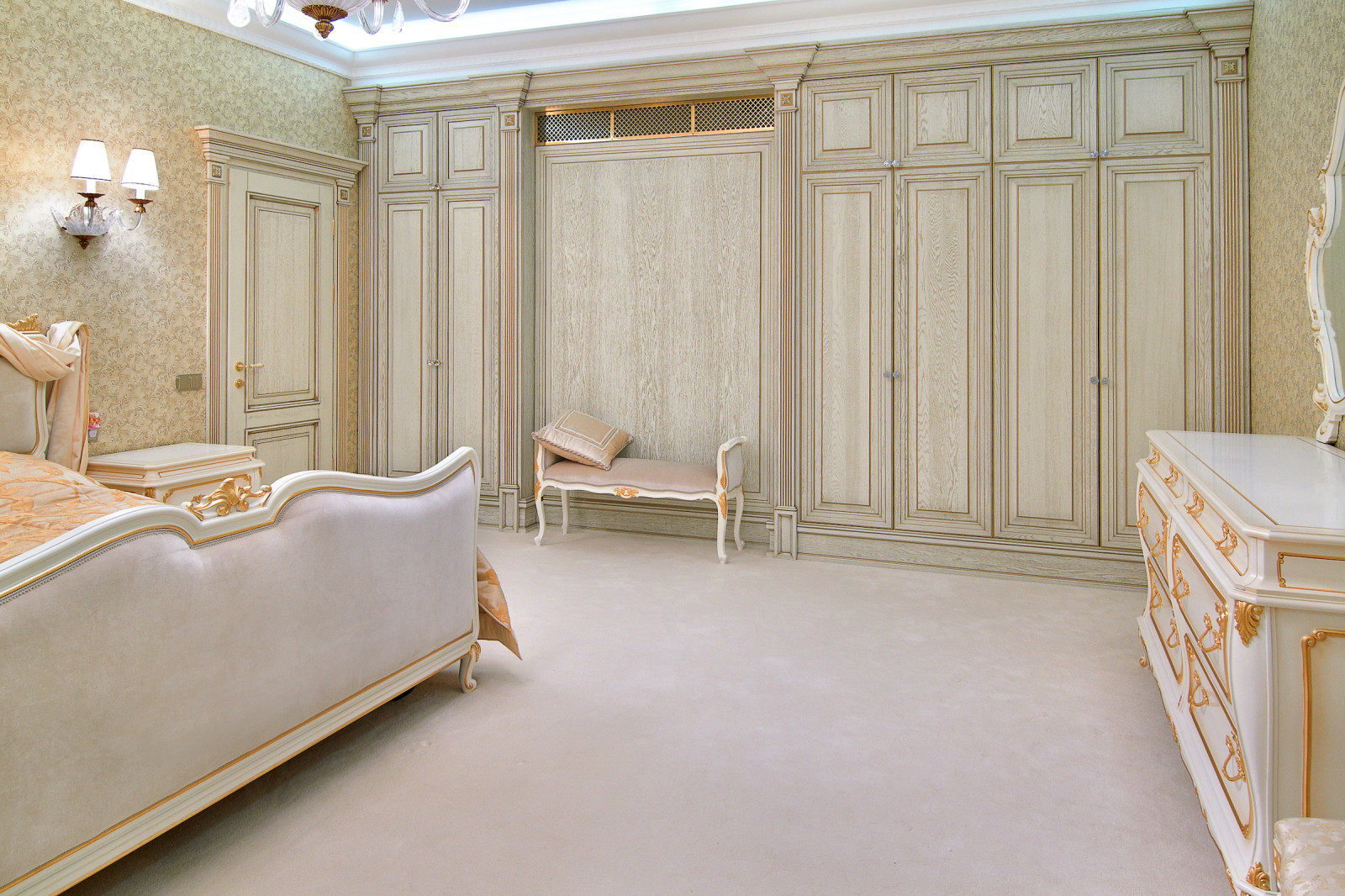 Элитные столярные изделия из дуба для дома в классическом стиле