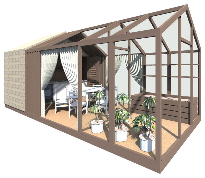 Обложка проекта: Садовый домик по скандинавским мотивам