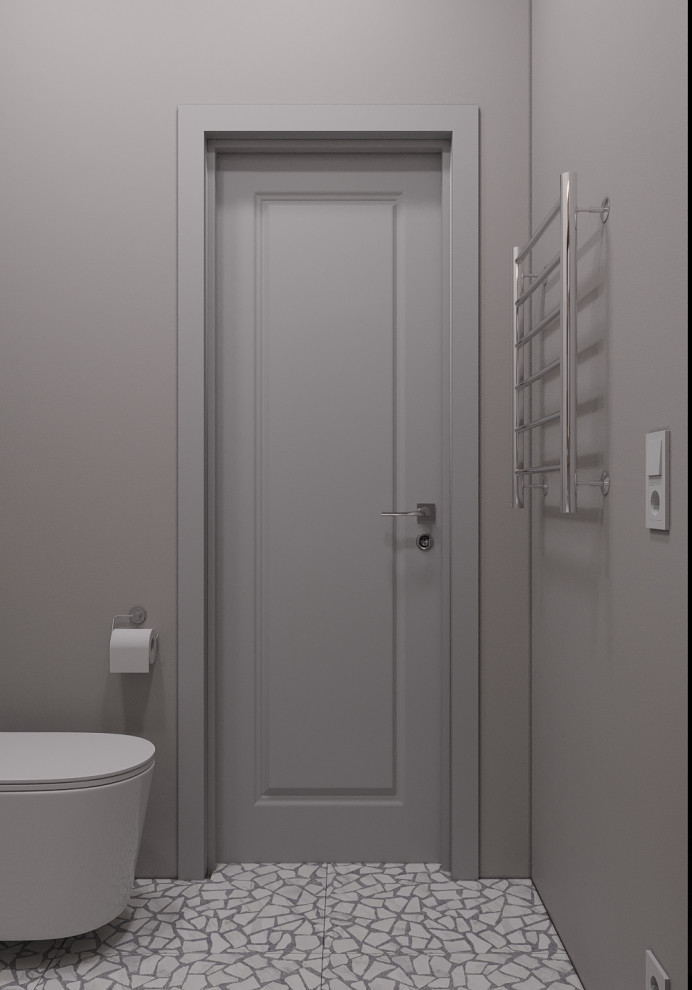 Студия с антресолью в скандинавском стиле