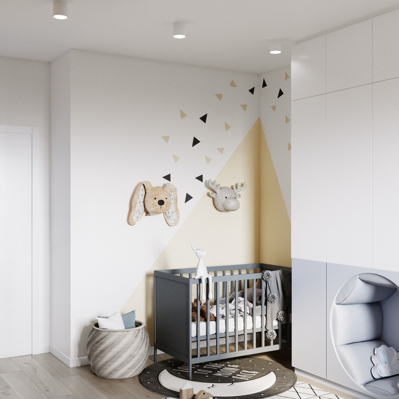 ДИЗАЙН-ПРОЕКТ ИНТЕРЬЕРА КВАРТИРЫ, ЖК ТУШИНО, МОСКВА, 76 М²