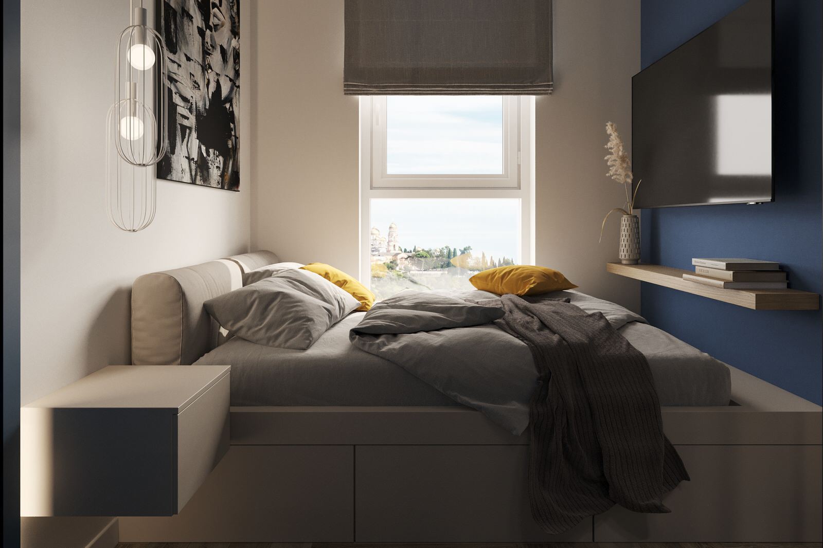 Проект 1-к квартиры 26м2