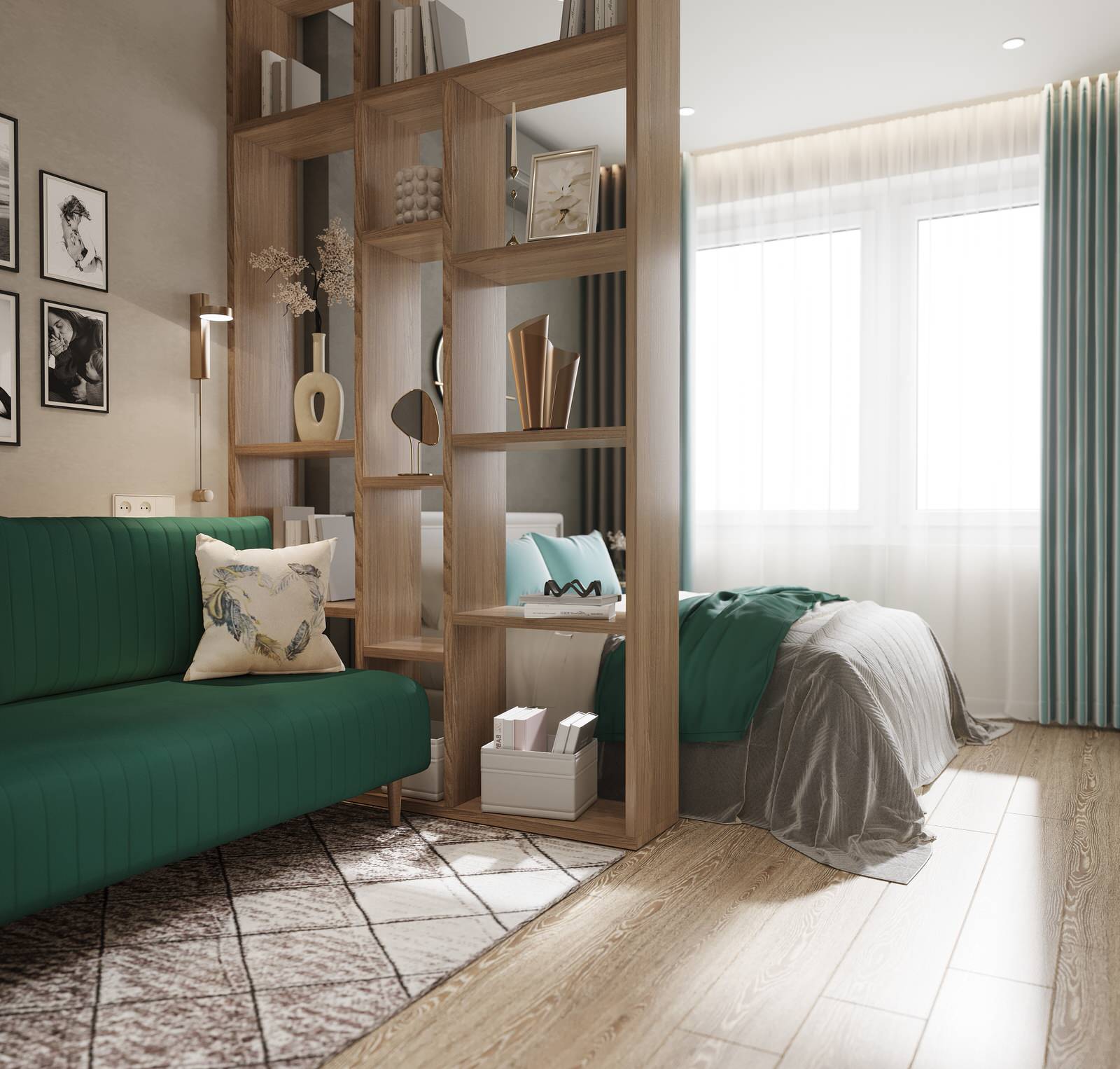 3к квартира 85 м2 для молодой семьи с двумя сыновьями