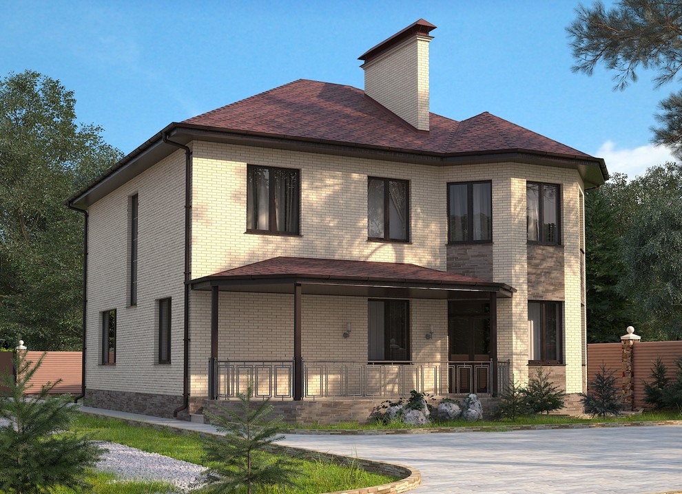 Двухэтажный жилой дом