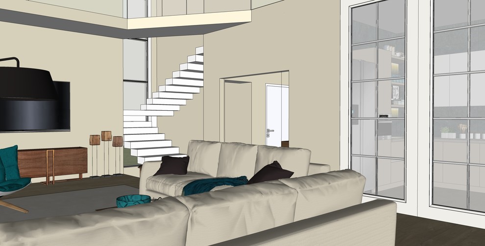 Современный дом с камином в Кольцово