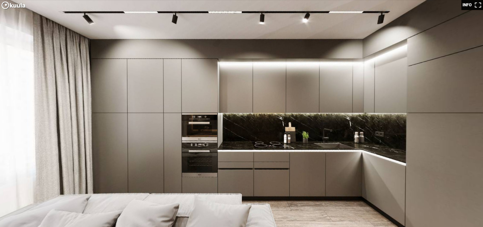 Обложка проекта: Монохромный интерьер