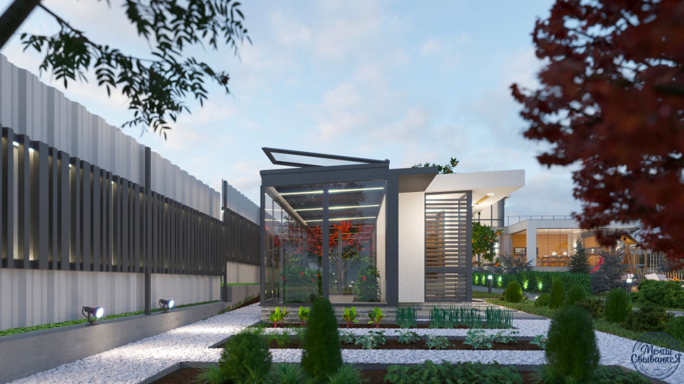 Проект двухэтажного индивидуального дома