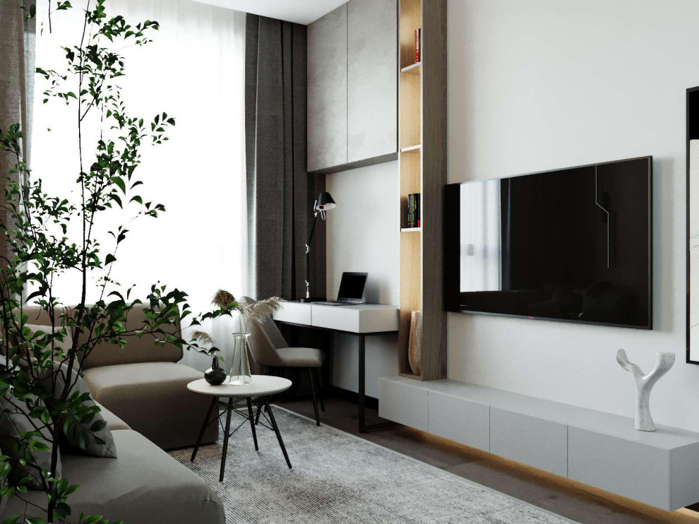 Дизайн-проект  квартира в ЖК «Живописный» 56 м²