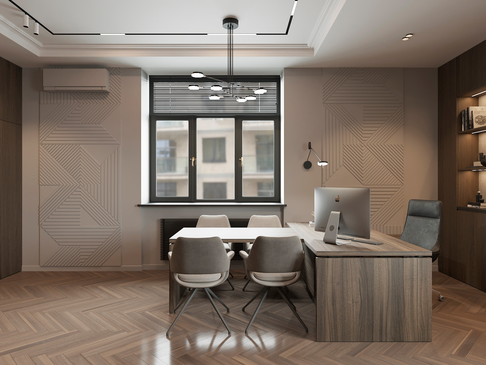 Дизайн интерьера кабинета директора