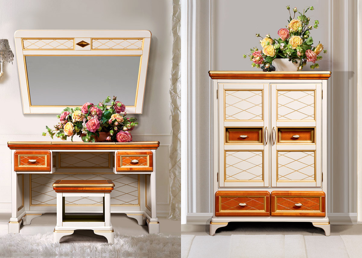 Туалетный столик и шкаф из коллекции Glam