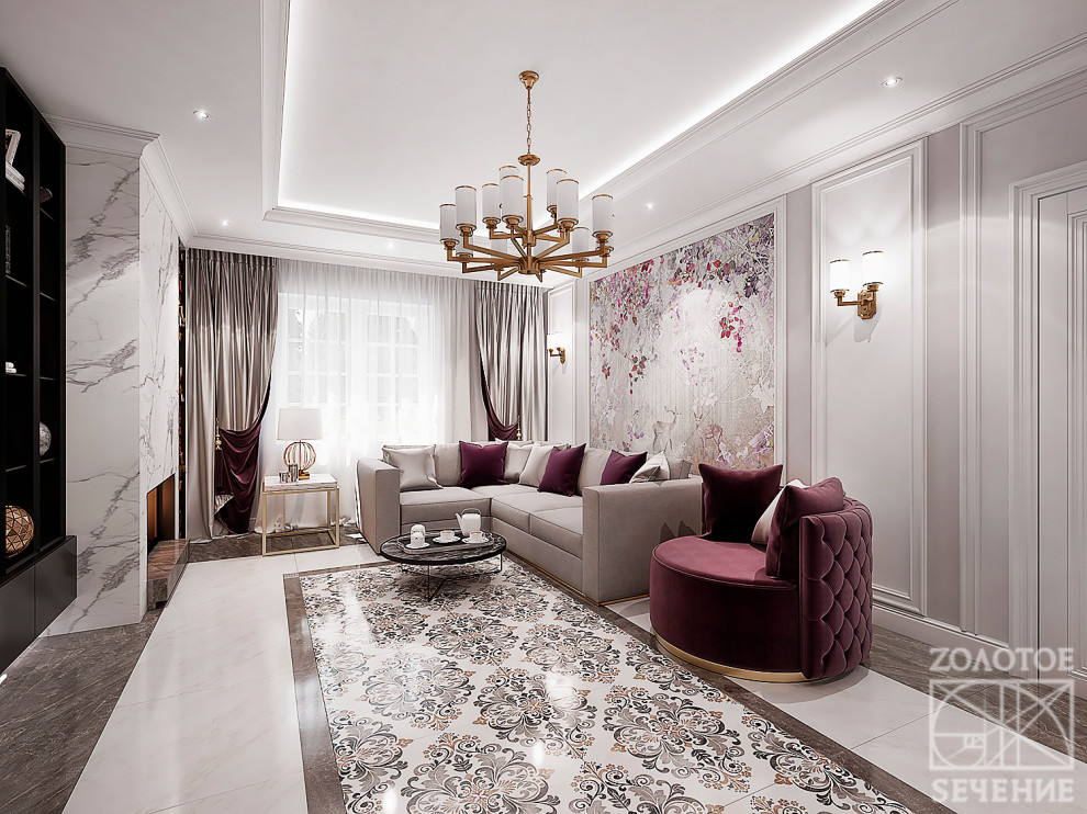 Изысканная нежность загородного дома