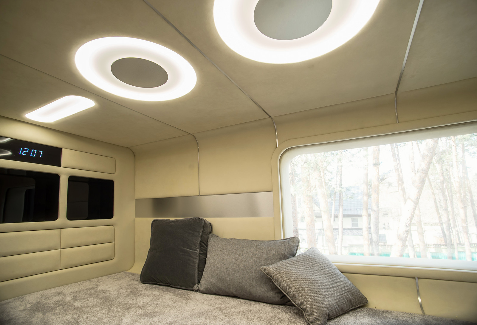 Интерьер космического модуля