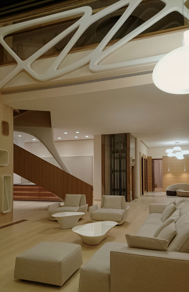 House in a pine forest