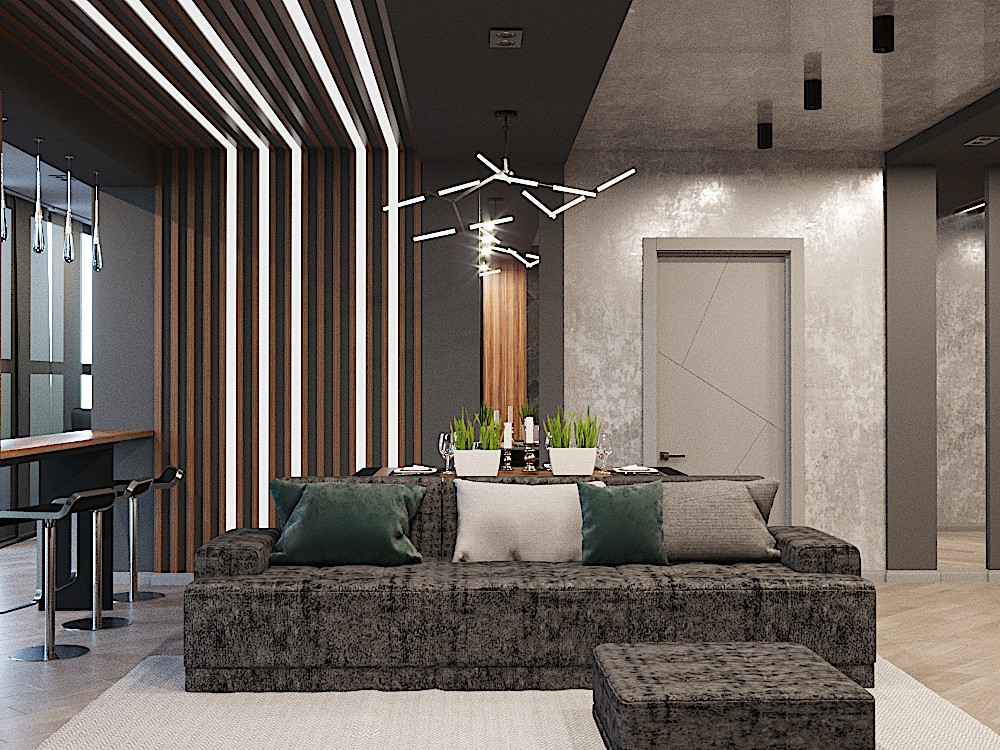 из студии в двухкомнатную