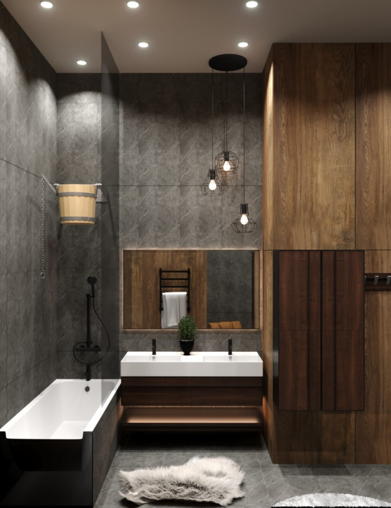 130 м2 | Дизайн интерьера частного дома