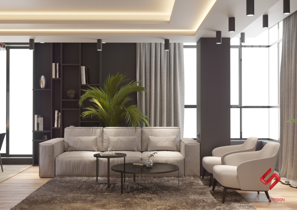 Обложка проекта: Дизайн-проект квартиры, CUBE