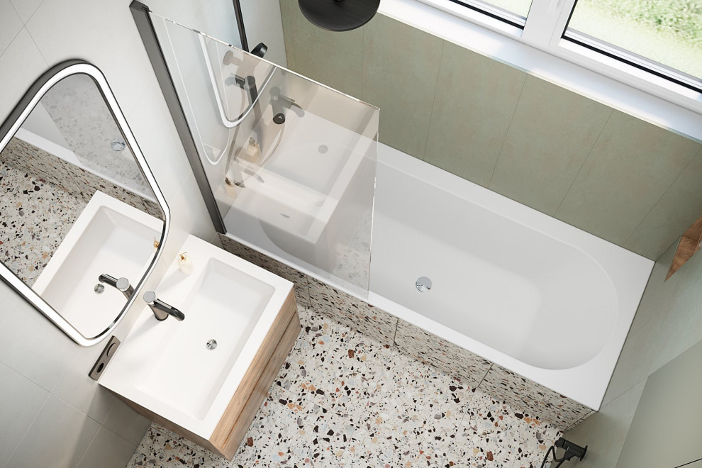 Дизайн интерьера дом 71 м² фьюжн Ольховка Кантри Клаб