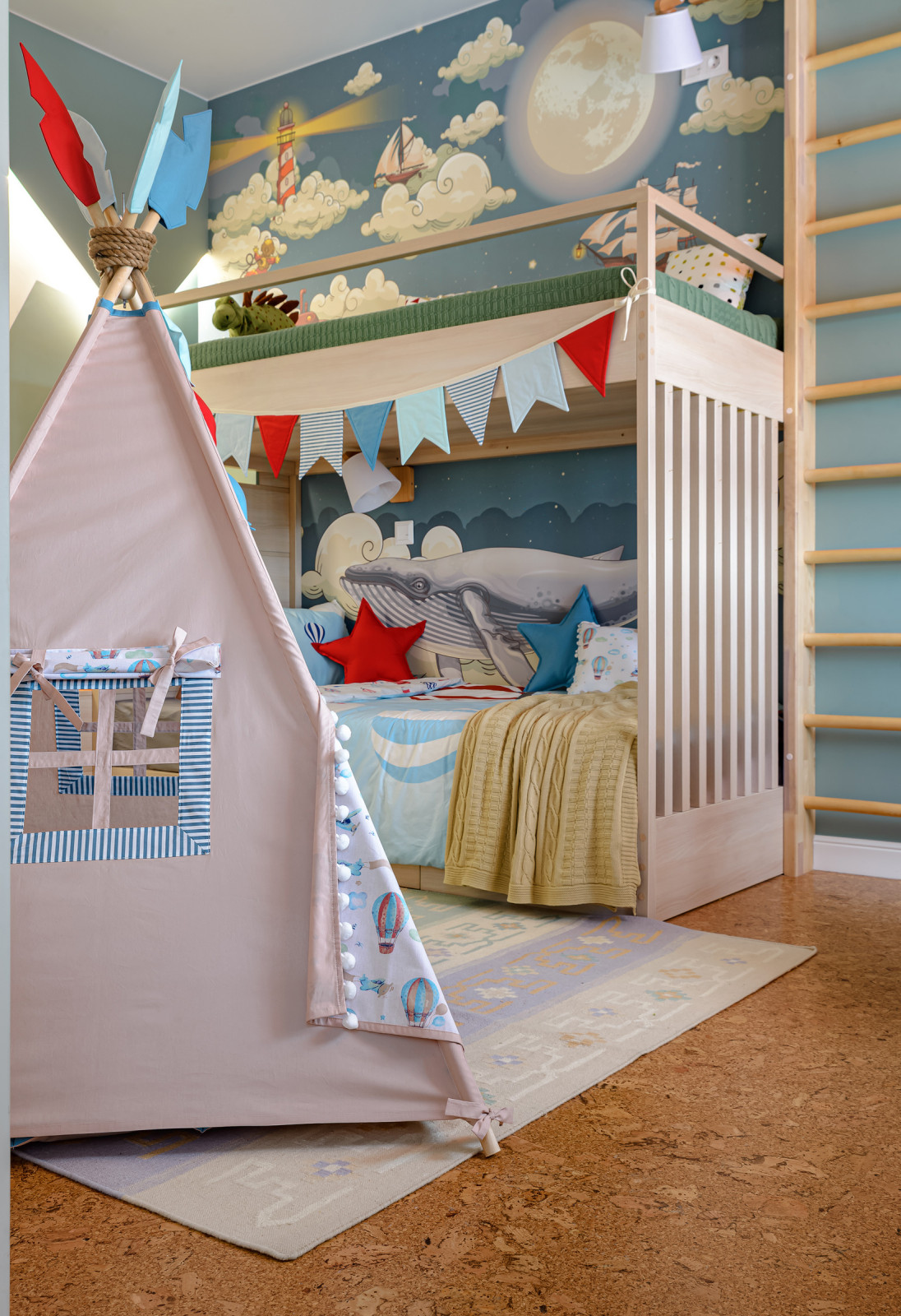 Интерьер квартиры 85кв.м. жк Бульварный Переулок