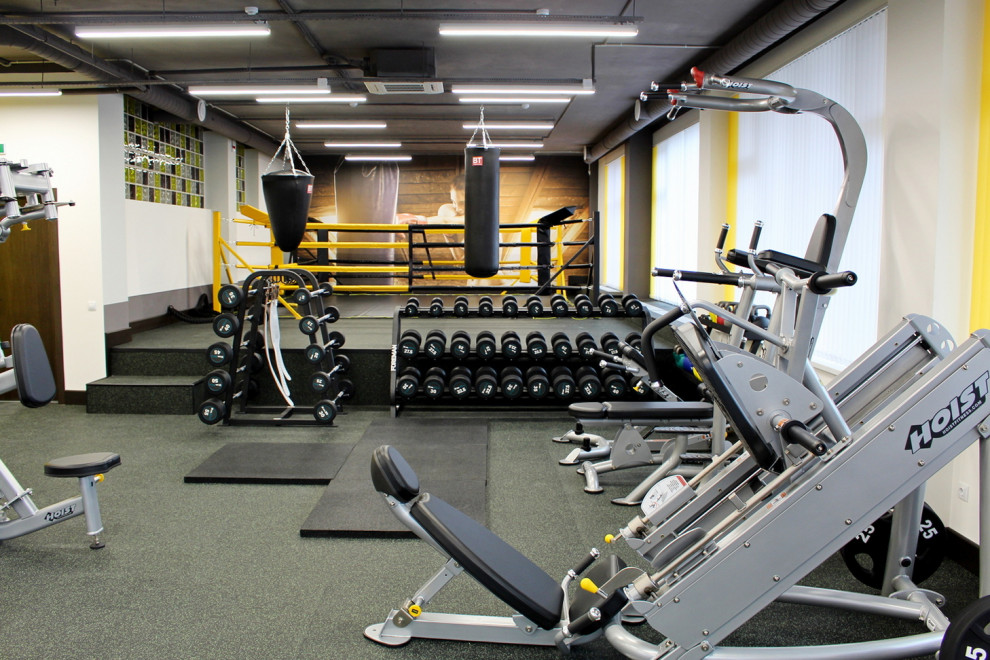 Фитнес зал на "Черной речке"