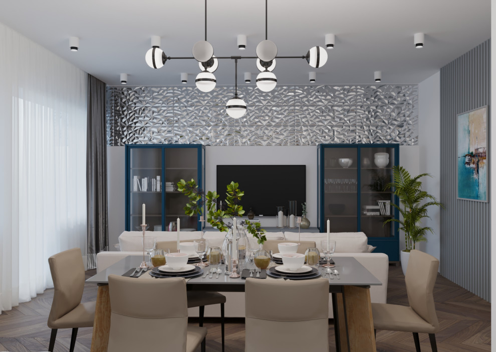 Обложка проекта: Серая гостиная