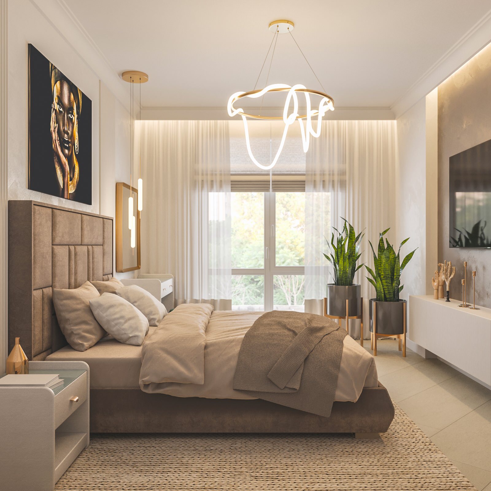 Частная квартира в современном стиле #житьуморя