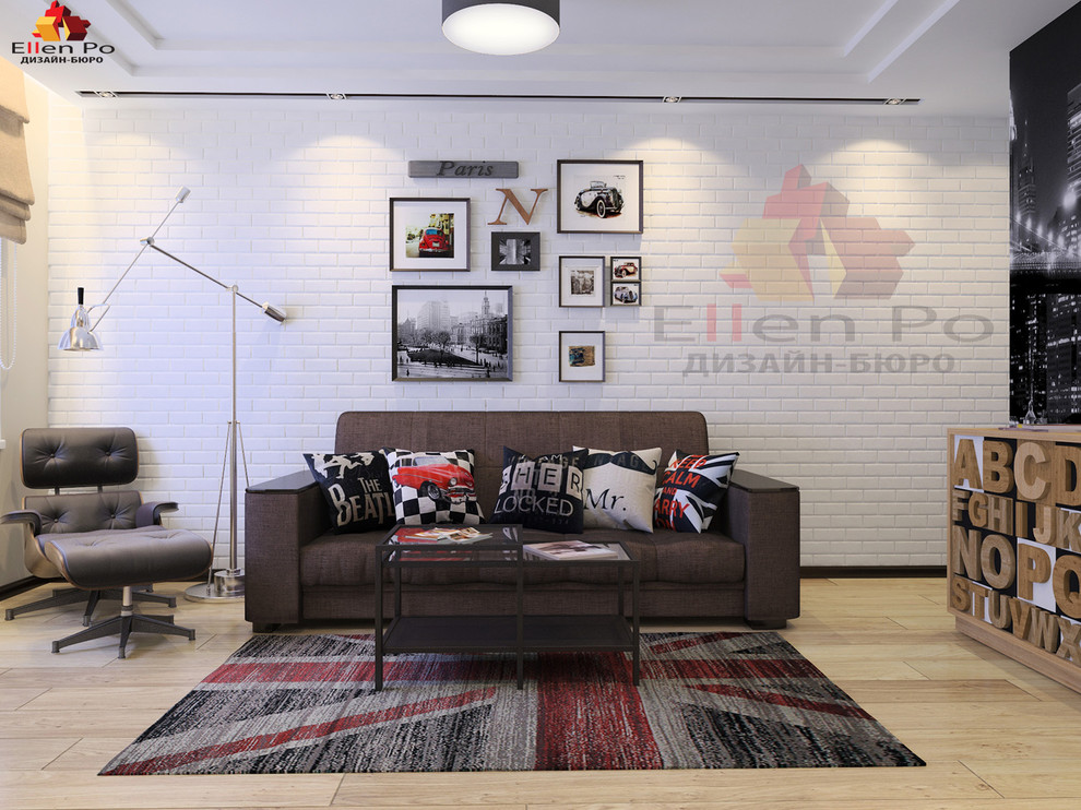 Двушка в стиле Бостонский Лофт