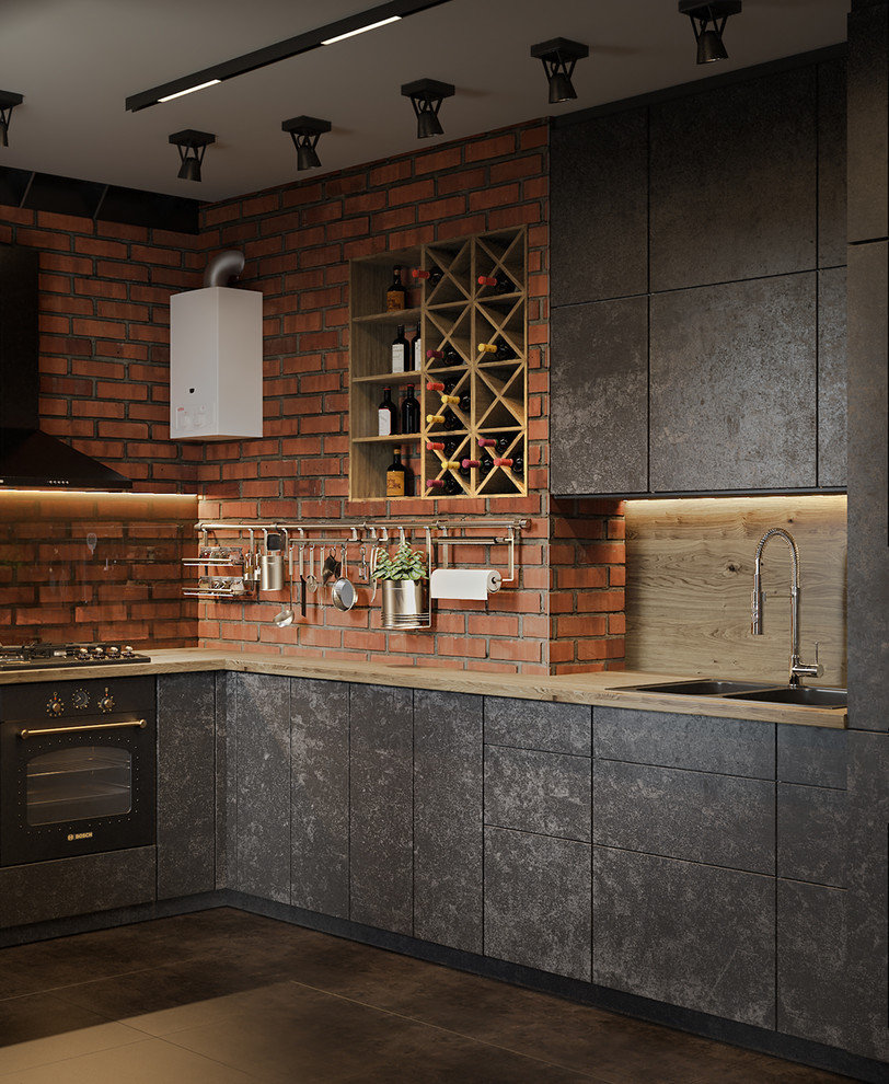 Кухня в стиле Loft