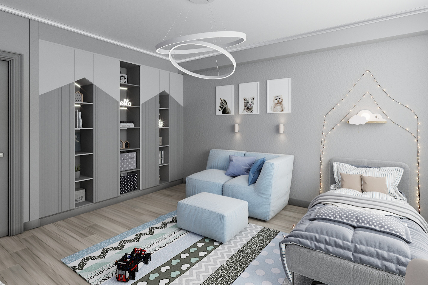 Трехкомнатная квартира в ЖК "Серебряный бор"