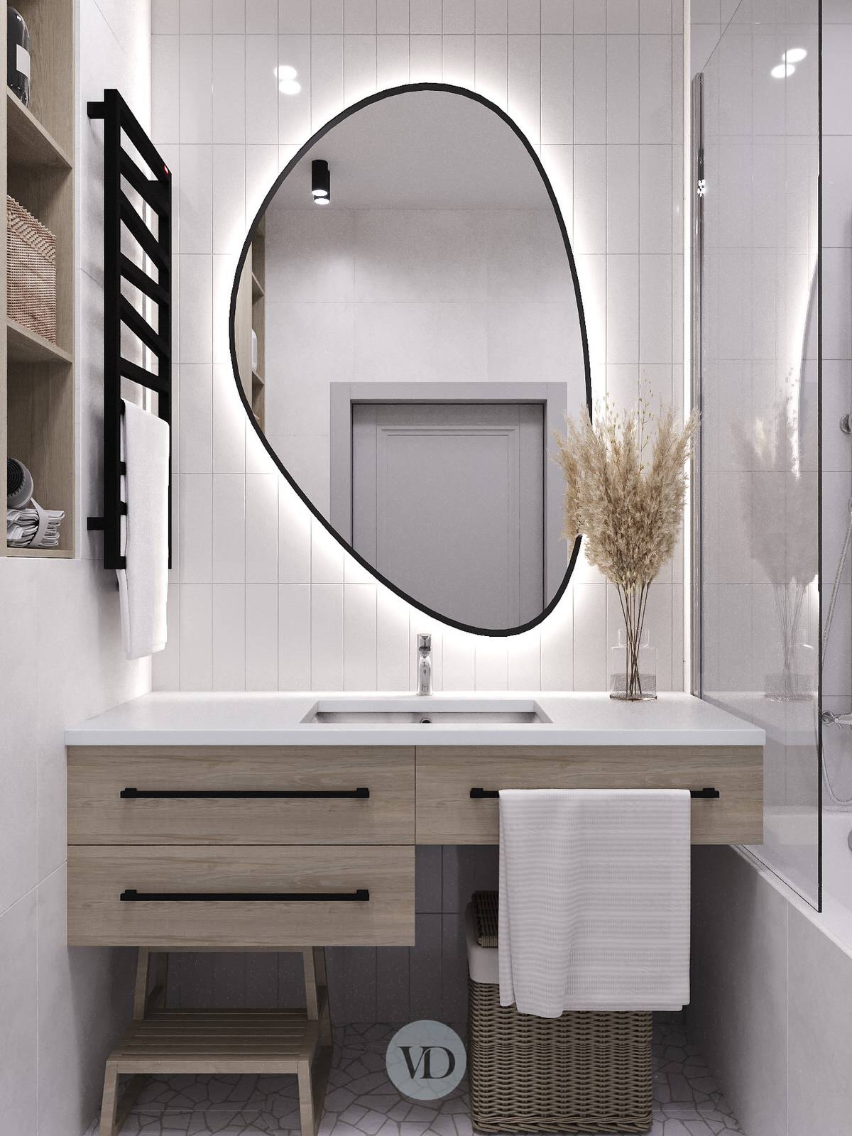 Дизайн-проект квартиры в ЖК Hьютон 2022