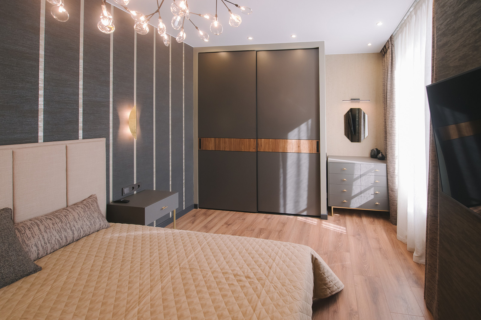 Фото дизайна интерьера готовой квартры