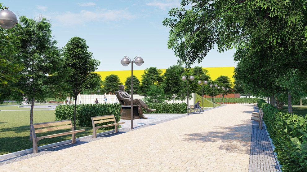Обложка проекта: Форэскиз сквера им. С.Ф.Жилкина