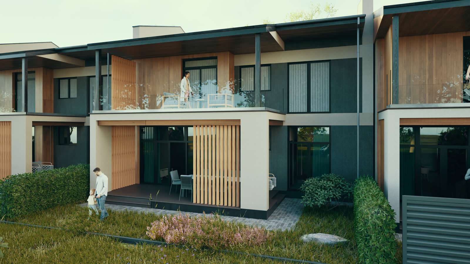 Блокированный жилой дом