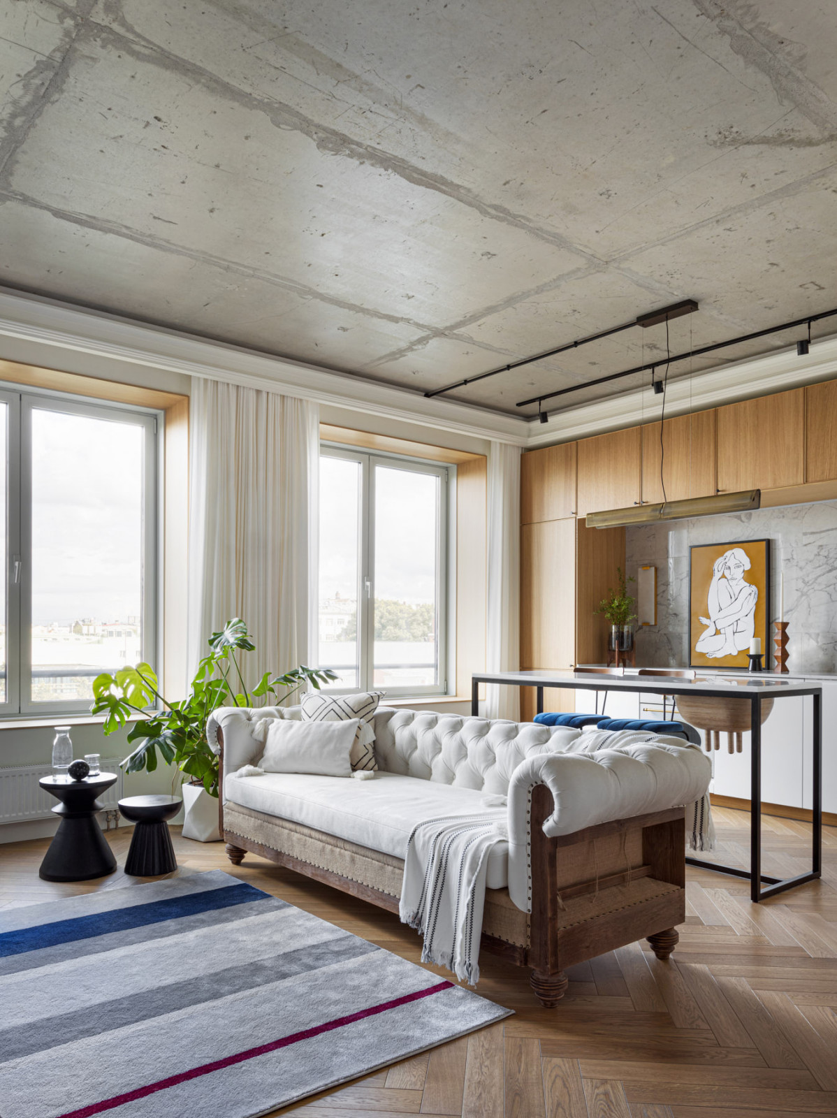 Квартира-студия в ЖК "БАСМАННЫЙ 5", 44кв.м