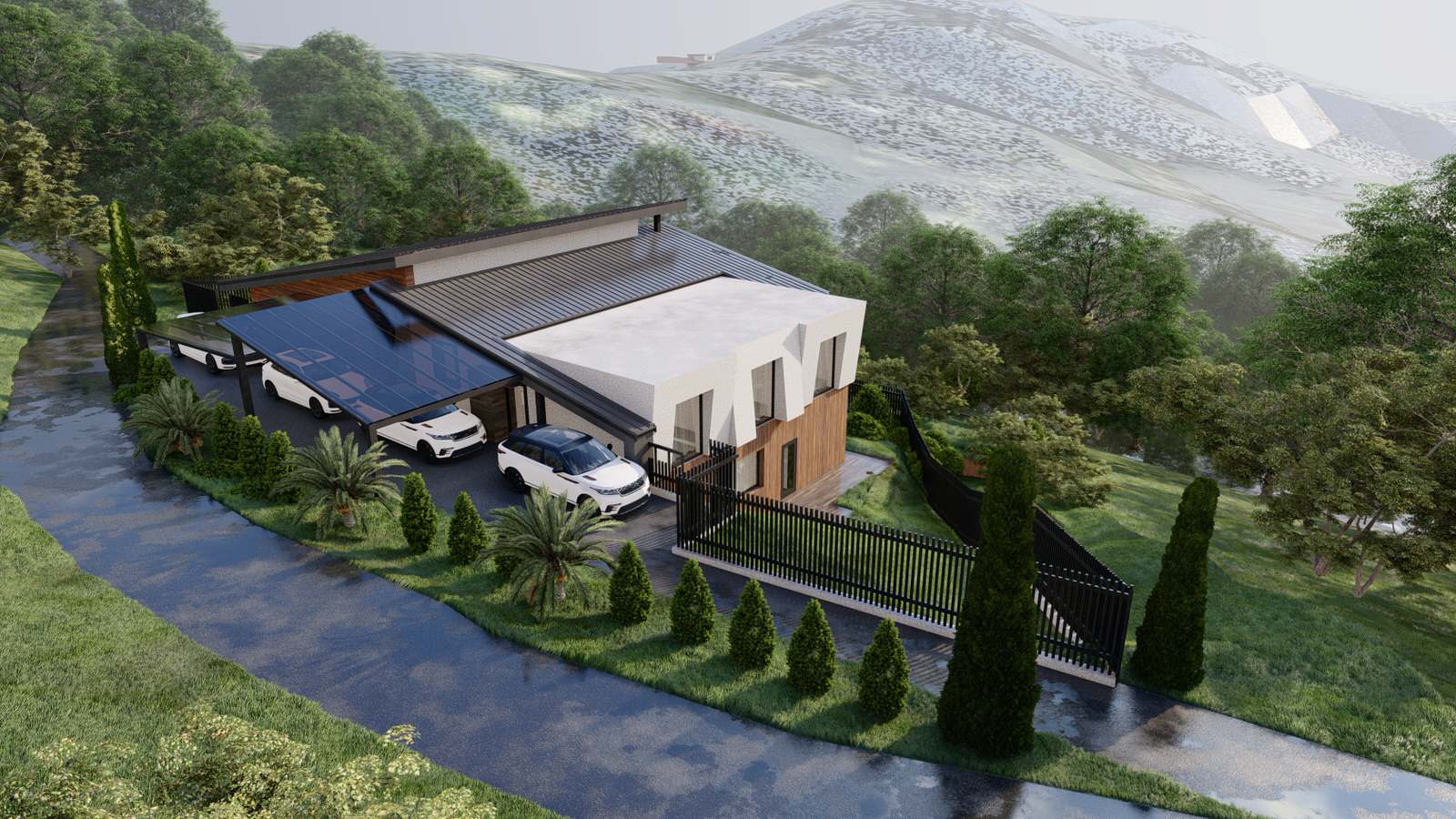 Дом дуплекс – 4 хозяина (S 262 м2)