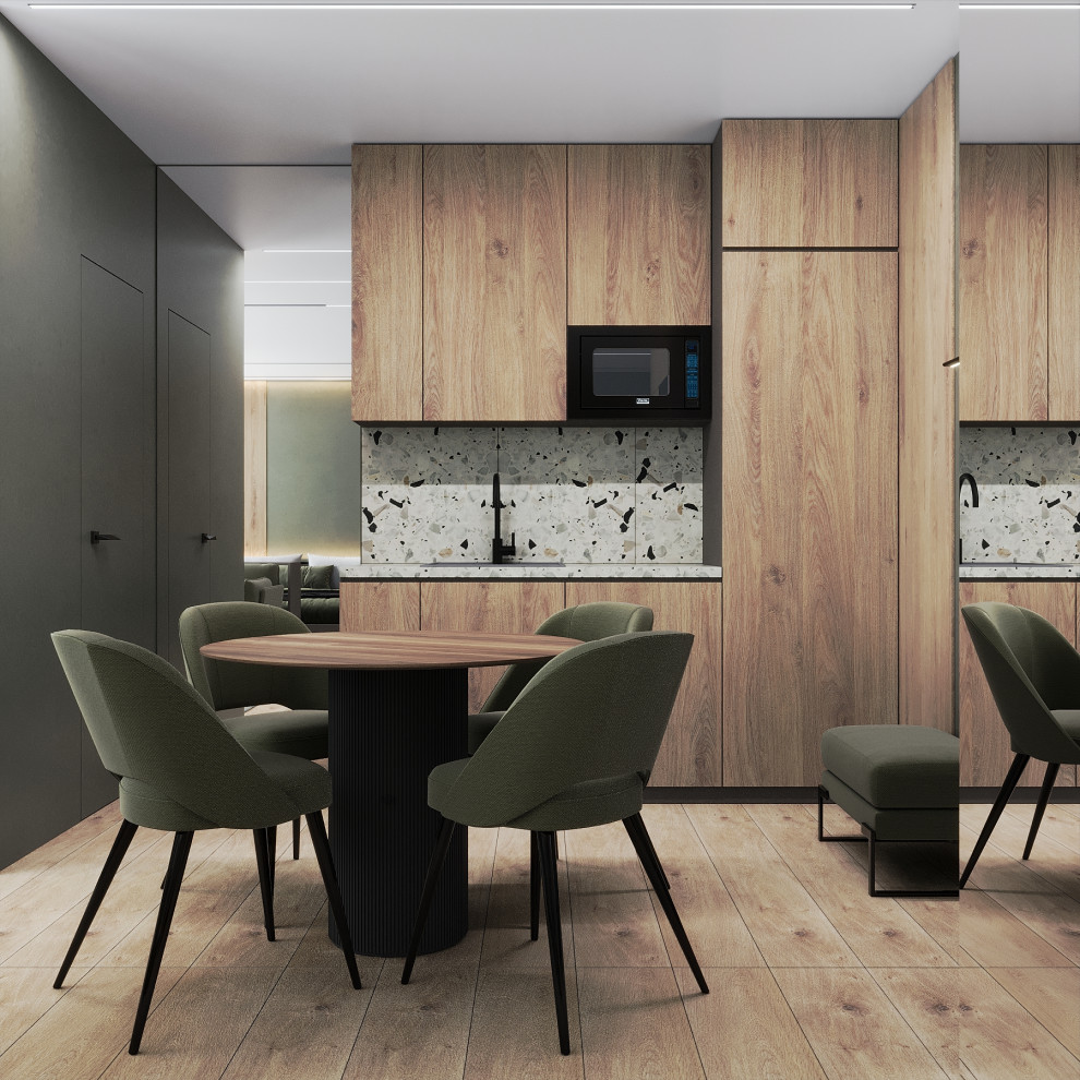 Дизайн проект студии в современном стиле