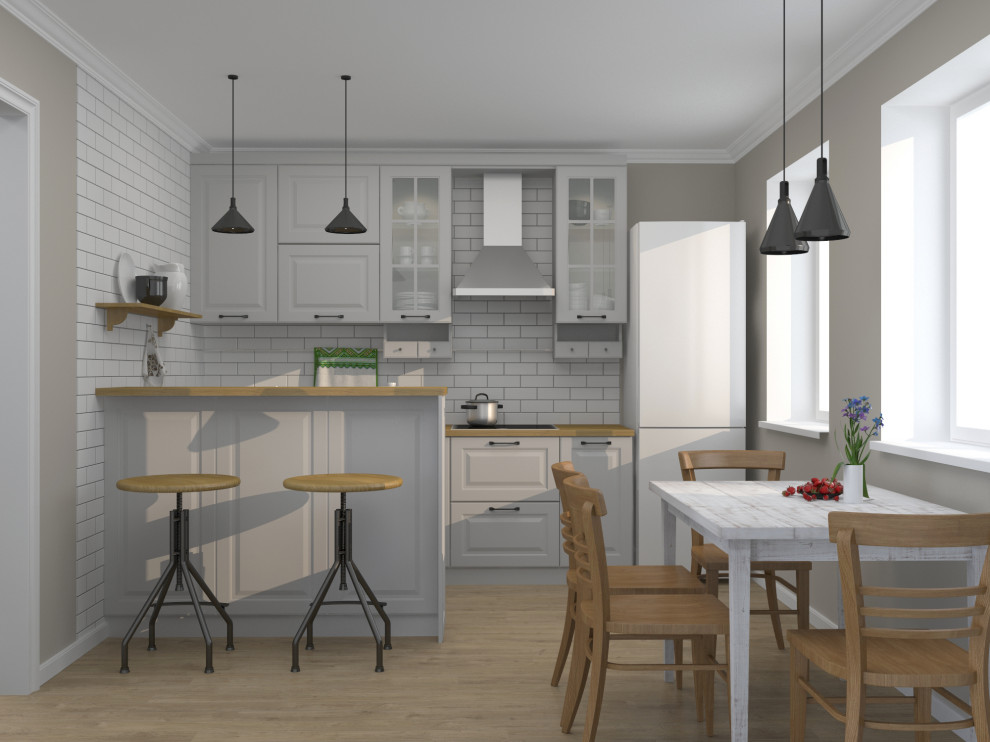 Дизайн кухни в Скандинавском стиле