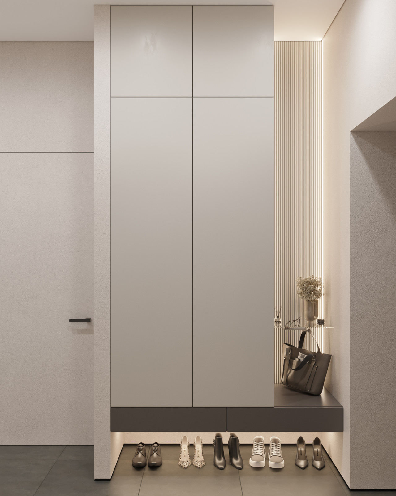 Contemporary home interior for young family