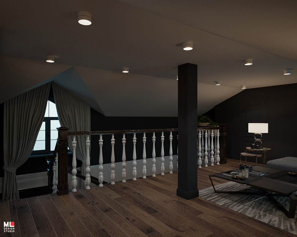 Обложка проекта: Дизайн интерьера мансарды