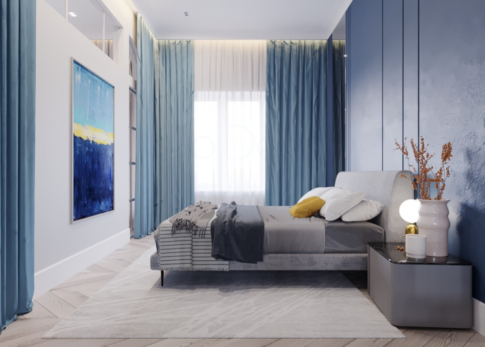 Спальня. Дизайн-проект квартиры в Москве