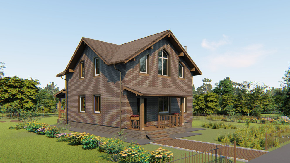 Обложка проекта: Дом в Барыбино (Московская обл)