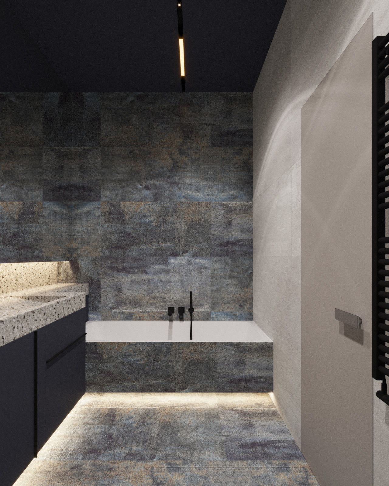 ЖК " Символ" -гостиная для молодого мужчины